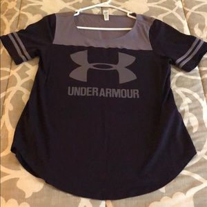 Under Armour baseball style tee
